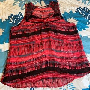 High-low Sheer Tank Top